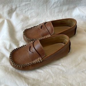 Toddler size 10 Elephantito leather loafers